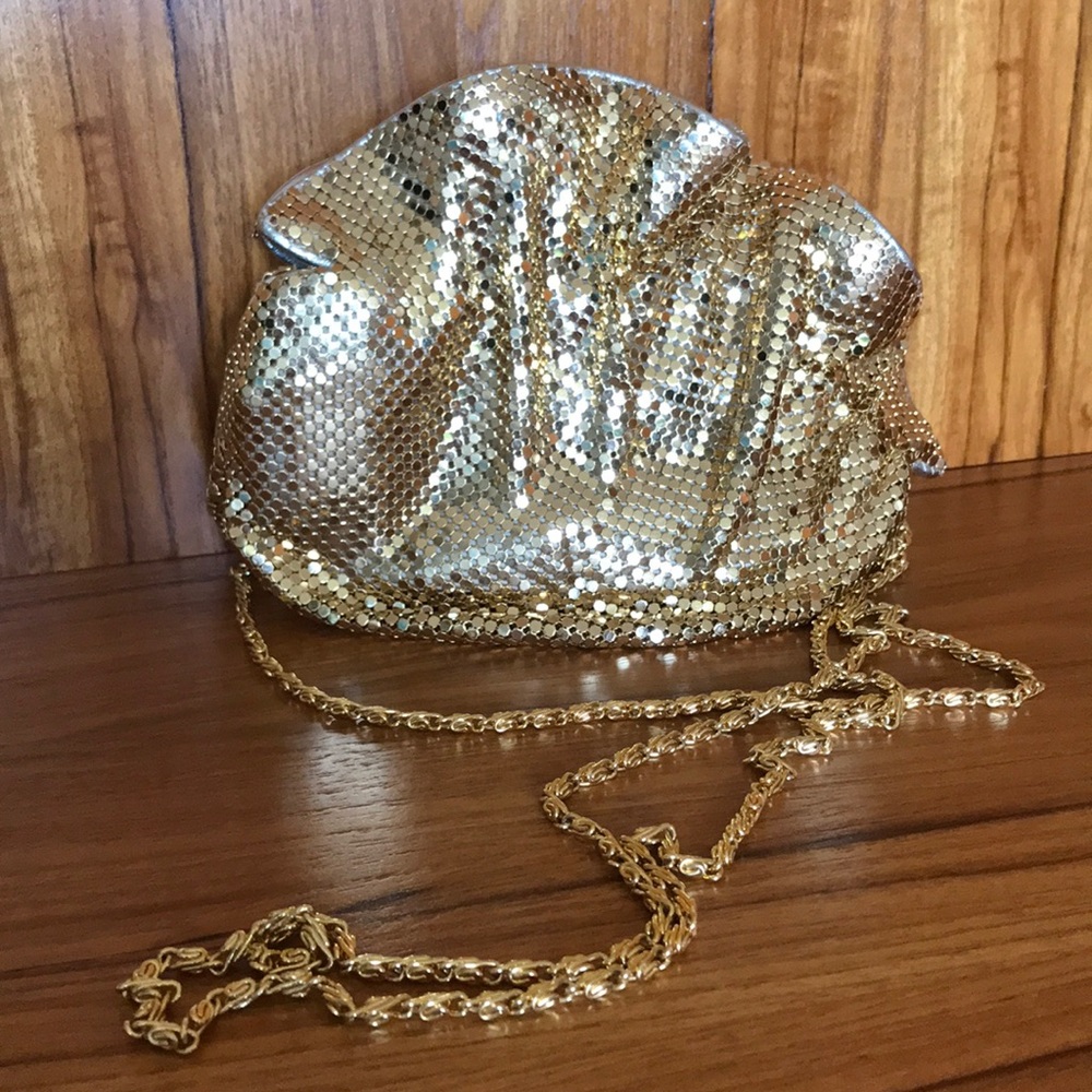 Shals International Vintage Gold Purse